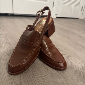 Dolce Vita Brown Leather Women's Loafers